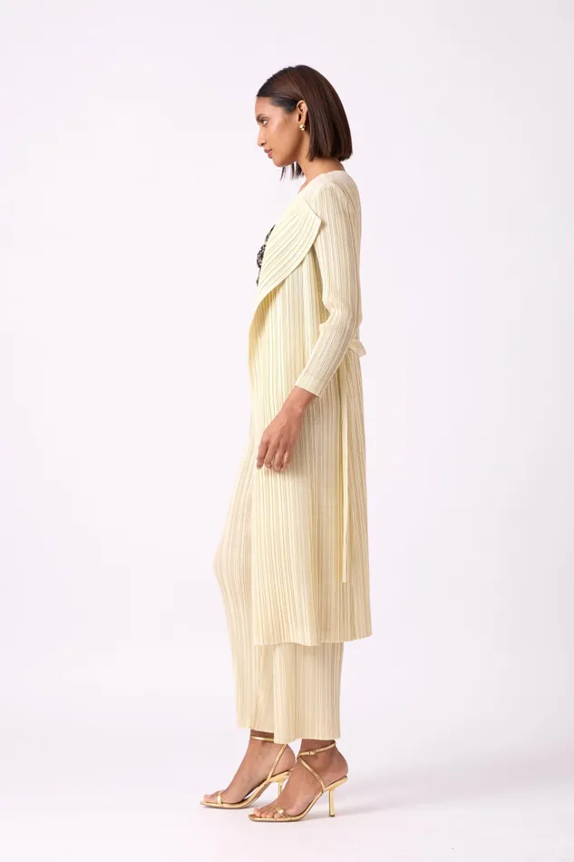 Scarlet Sage CoOrd Sets Camille Overlay Set 8211 Ivory 8211 Women