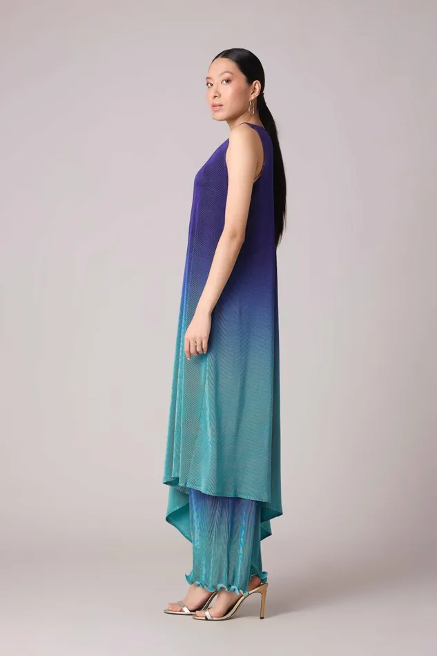 Scarlet Sage CoOrd Sets Helena Coord Set 8211 Ink Blue 8211 Women