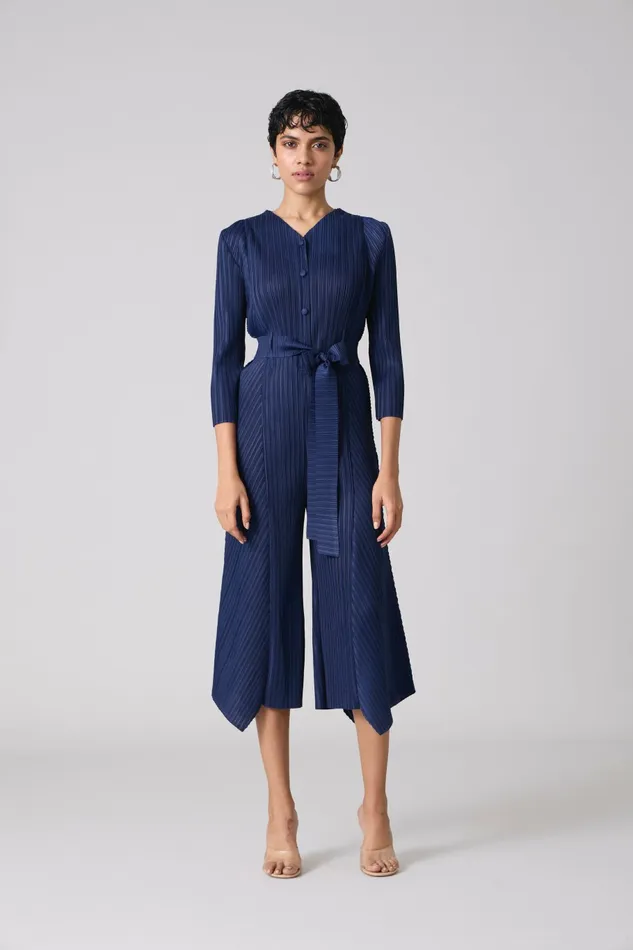 Scarlet Sage CoOrd Sets Mabel Jumpsuit 8211 Navy 8211 Women