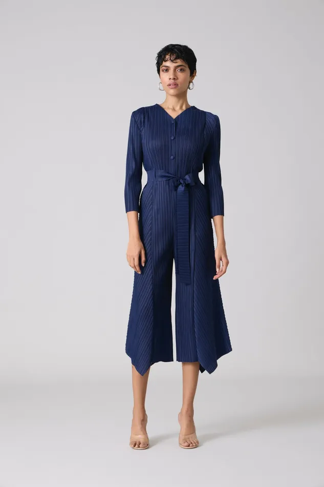 Scarlet Sage CoOrd Sets Mabel Jumpsuit 8211 Navy 8211 Women