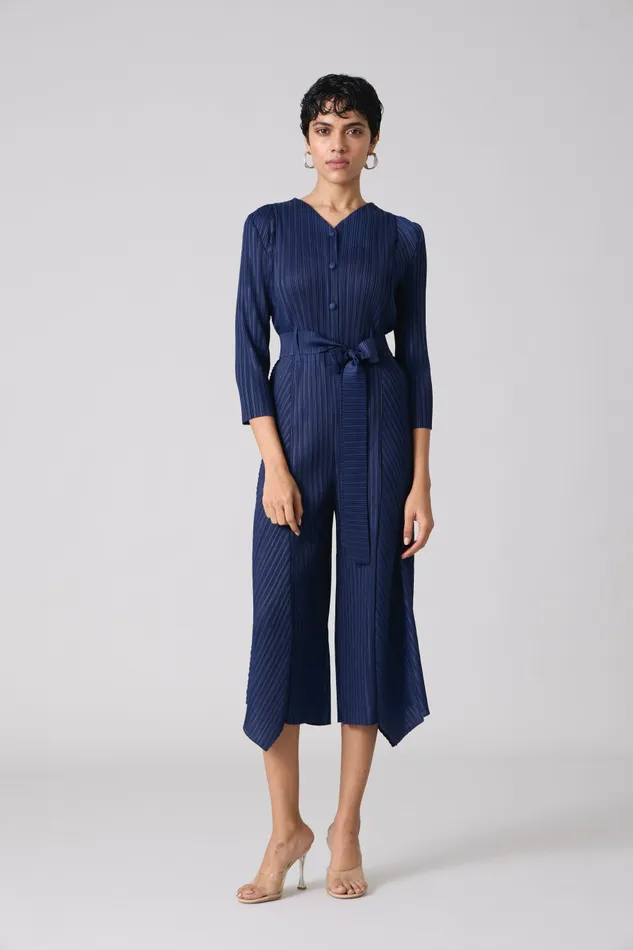Scarlet Sage CoOrd Sets Mabel Jumpsuit 8211 Navy 8211 Women