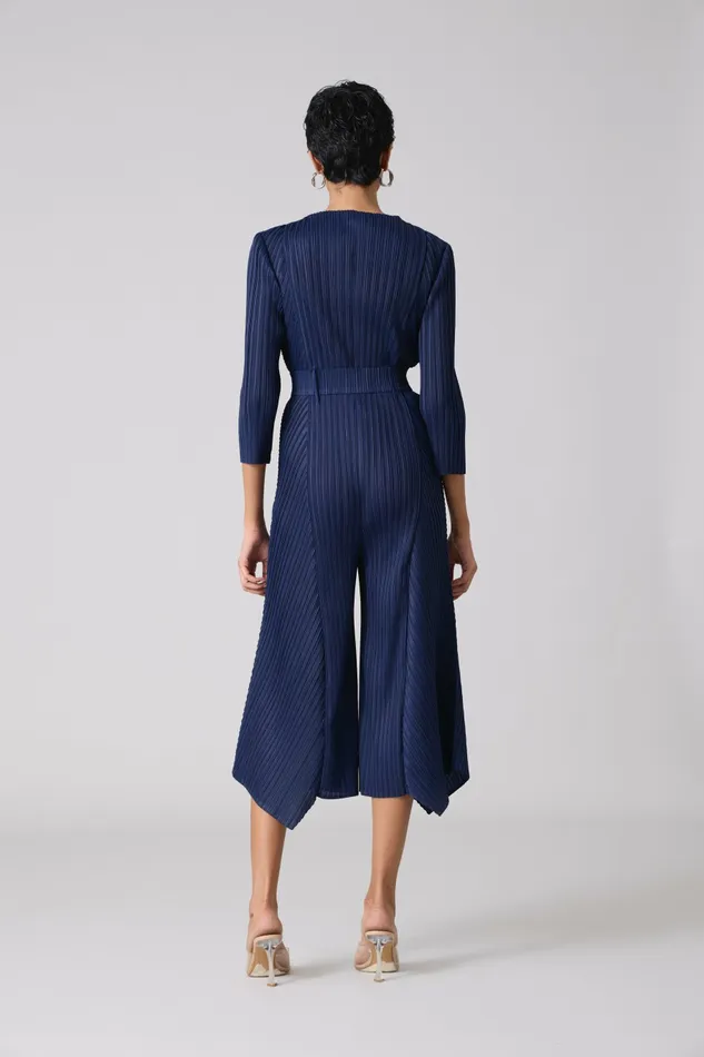Scarlet Sage CoOrd Sets Mabel Jumpsuit 8211 Navy 8211 Women