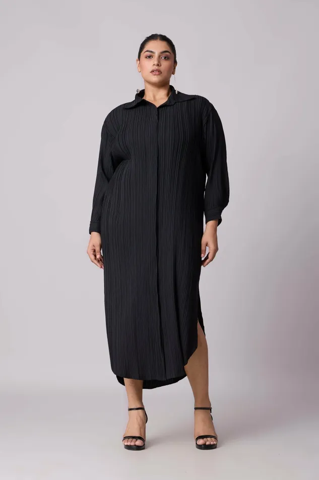 Scarlet Sage Dresses Catherine Shirt Dress 8211 Black 8211 Women