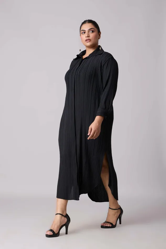 Scarlet Sage Dresses Catherine Shirt Dress 8211 Black 8211 Women