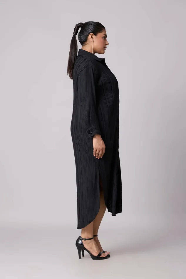 Scarlet Sage Dresses Catherine Shirt Dress 8211 Black 8211 Women