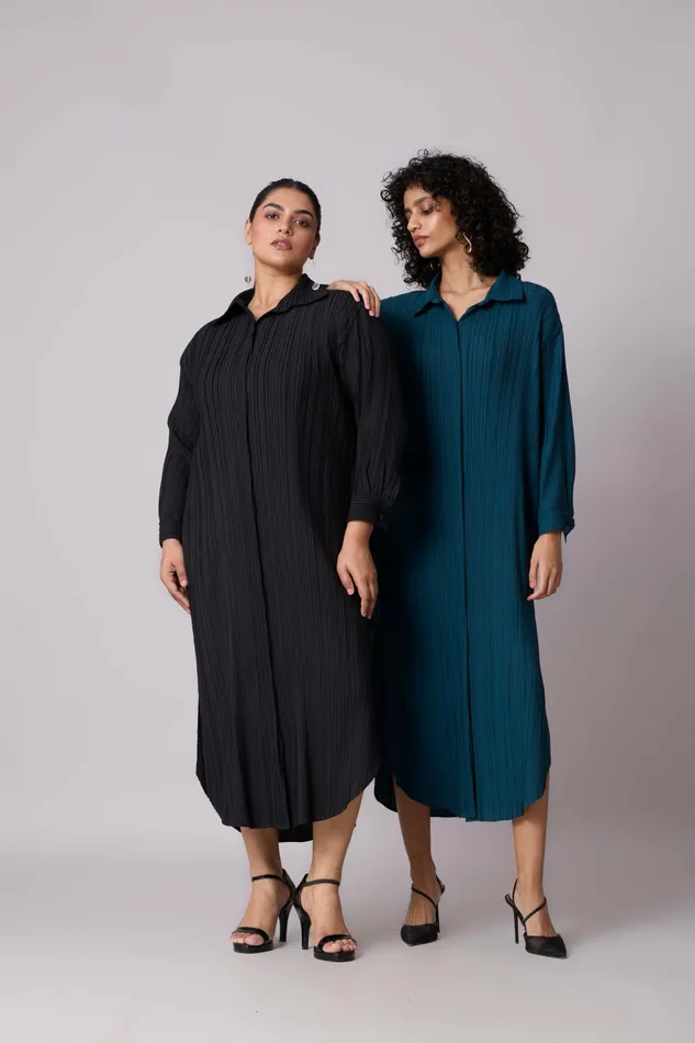 Scarlet Sage Dresses Catherine Shirt Dress 8211 Black 8211 Women