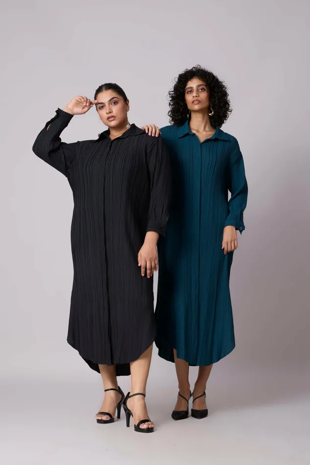 Scarlet Sage Dresses Catherine Shirt Dress 8211 Black 8211 Women