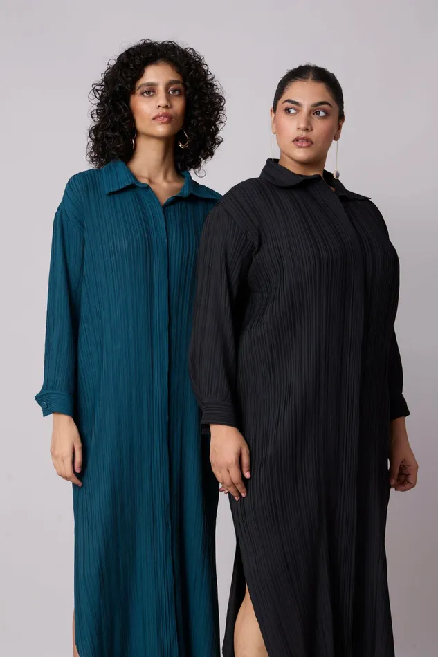 Scarlet Sage Dresses Catherine Shirt Dress 8211 Black 8211 Women