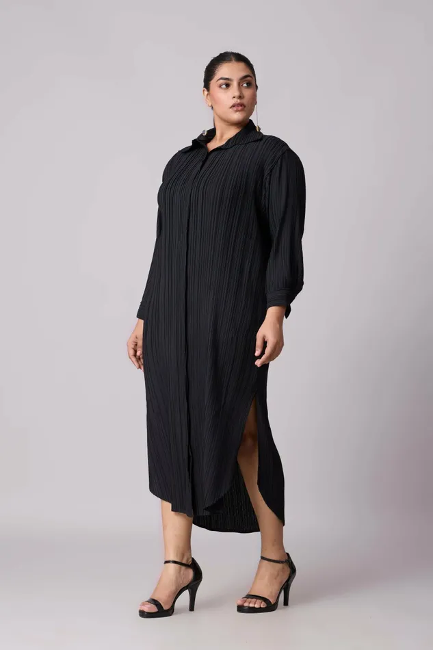 Scarlet Sage Dresses Catherine Shirt Dress 8211 Black 8211 Women