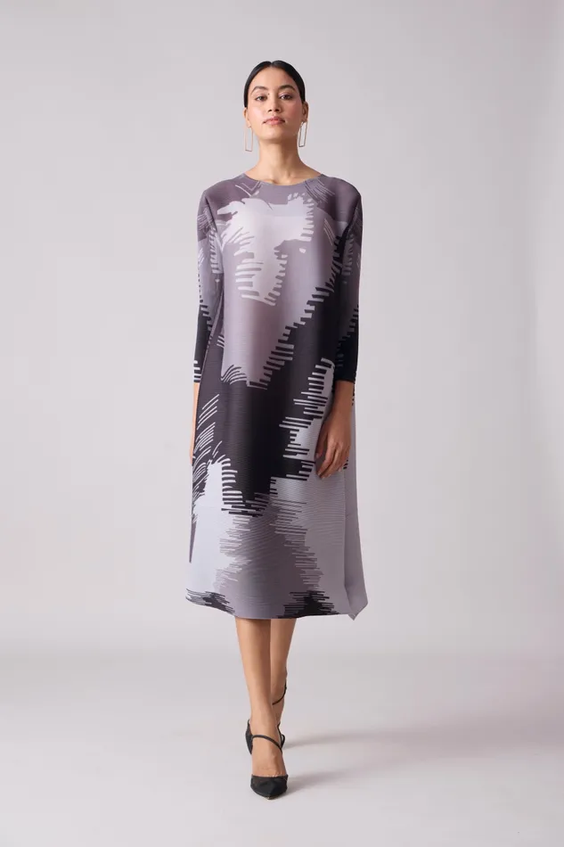 Scarlet Sage Dresses Eda Dress 8211 Monochrome 8211 Women