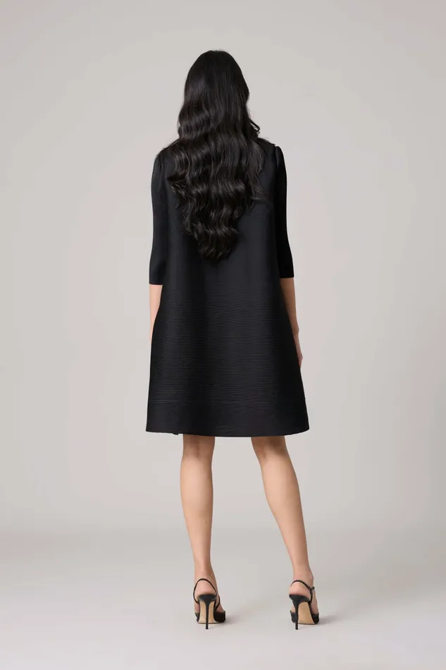 Scarlet Sage Dresses Estele Dress 8211 Black and Sand 8211 Women