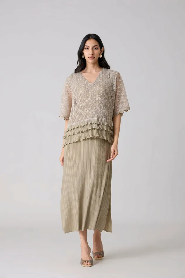 Scarlet Sage Dresses Gaby Dress 8211 Oyster 8211 Women