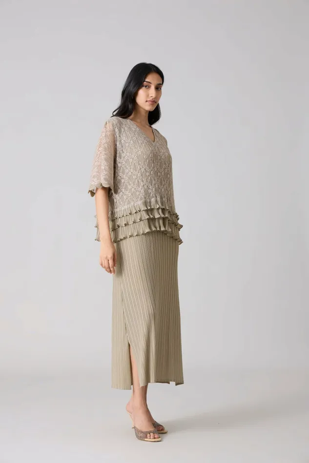 Scarlet Sage Dresses Gaby Dress 8211 Oyster 8211 Women