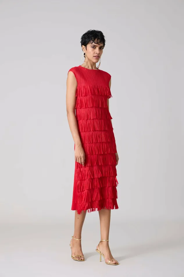 Scarlet Sage Dresses Gisa Dress 8211 Red 8211 Women