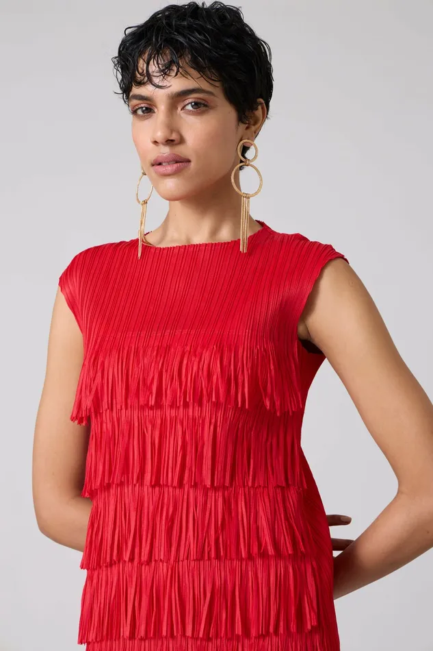 Scarlet Sage Dresses Gisa Dress 8211 Red 8211 Women
