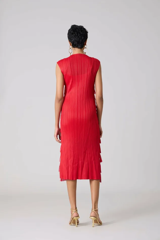 Scarlet Sage Dresses Gisa Dress 8211 Red 8211 Women