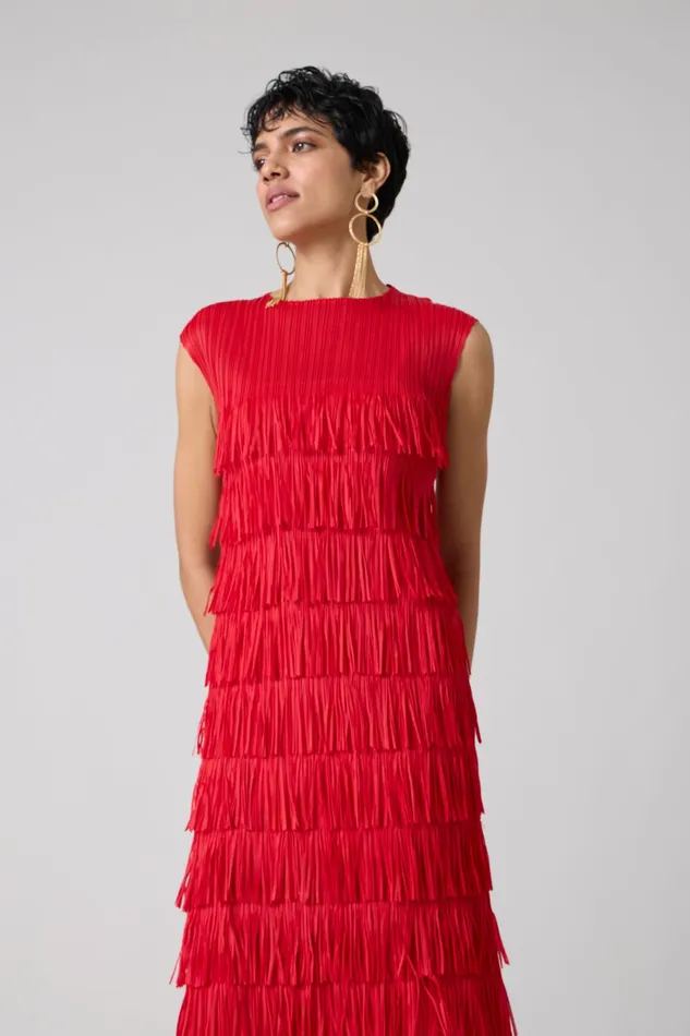 Scarlet Sage Dresses Gisa Dress 8211 Red 8211 Women