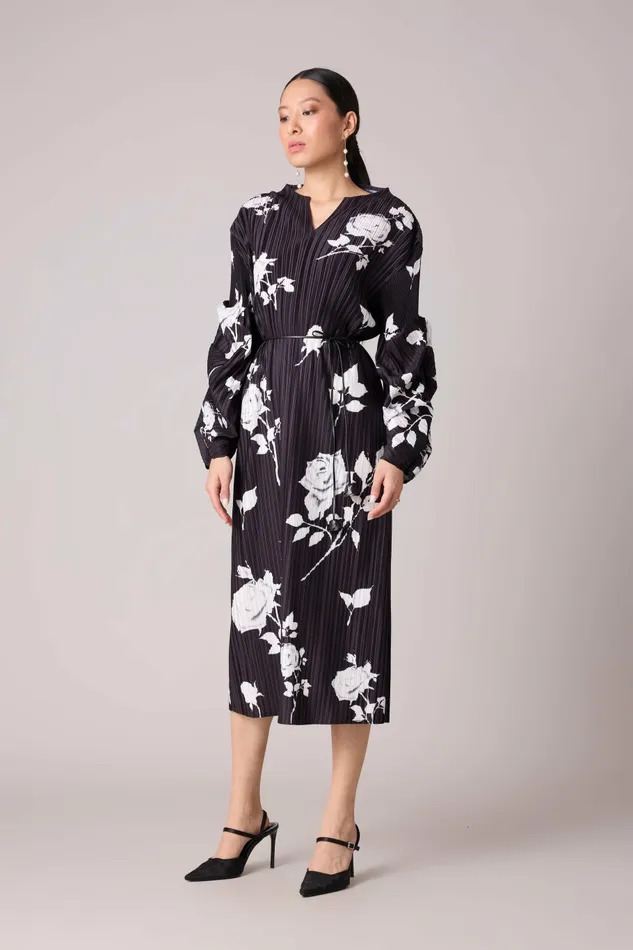 Scarlet Sage Dresses Skylar Floral Dress 8211 Black 8211 Women