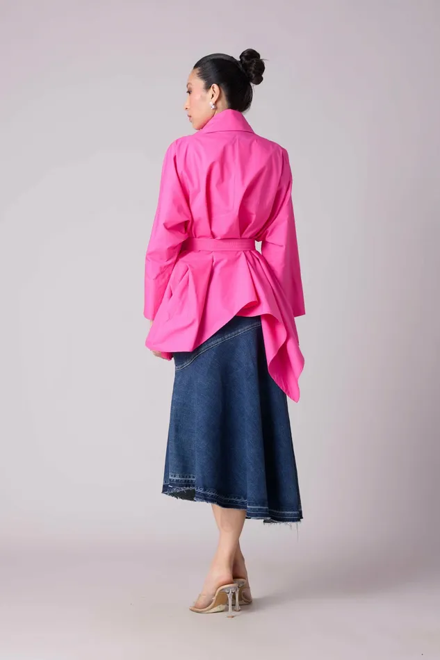 Scarlet Sage Tops Ayaka Embellished Shirt 8211 Azalea Pink 8211 Women