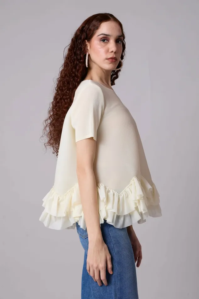 Scarlet Sage Tops Carli Top 8211 Buttercream 8211 Women