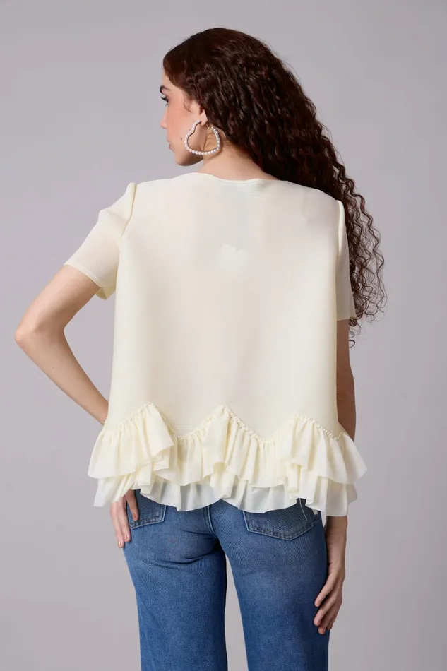 Scarlet Sage Tops Carli Top 8211 Buttercream 8211 Women