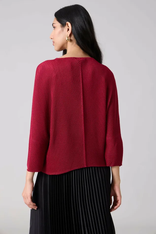 Scarlet Sage Tops Eres Top 8211 Maroon 8211 Women