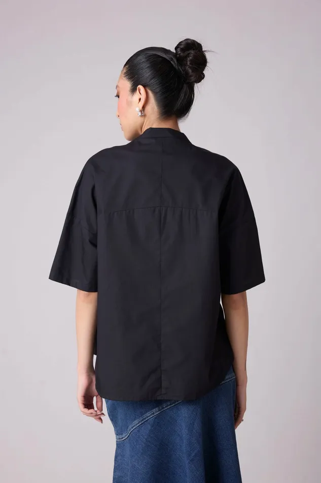 Scarlet Sage Tops Tatum Shirt 8211 Black 8211 Women