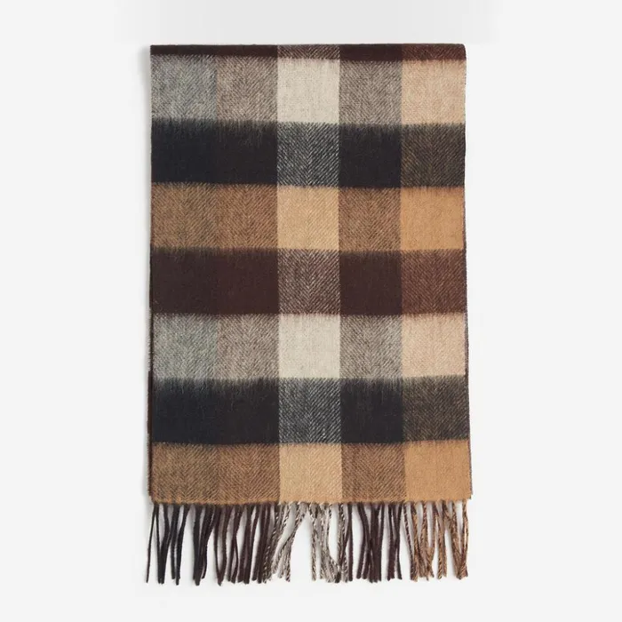 Scarves and Neckwear Men Orvis Barbour Largs Scarf Autumn Plaid