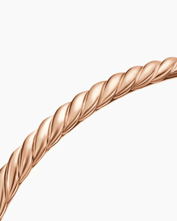 Sculpted Cable Bangle Bracelet In 18K Rose Gold 46mm Women David Yurman Bangle Sculpted Cable Bangle Bracelet In 18K Rose Gold 46mm Women David Yurman Bangle