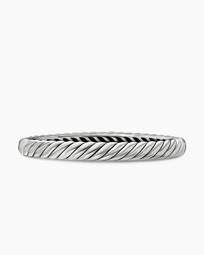 Sculpted Cable Bangle Bracelet In Sterling Silver 7mm Women David Yurman Bangle Sculpted Cable Bangle Bracelet In Sterling Silver 7mm Women David Yurman Bangle