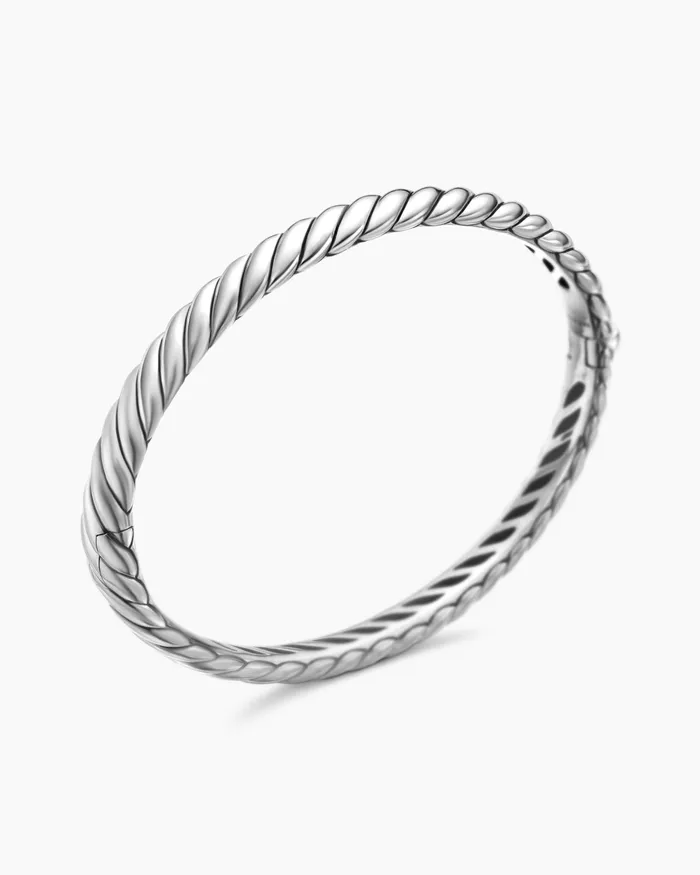 Sculpted Cable Bangle Bracelet In Sterling Silver 7mm Women David Yurman Bangle Sculpted Cable Bangle Bracelet In Sterling Silver 7mm Women David Yurman Bangle