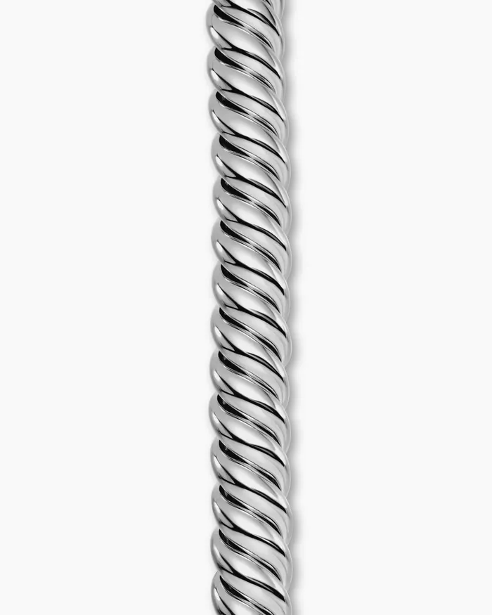 Sculpted Cable Bracelet In Sterling Silver 14mm Women David Yurman Bangle Sculpted Cable Bracelet In Sterling Silver 14mm Women David Yurman Bangle