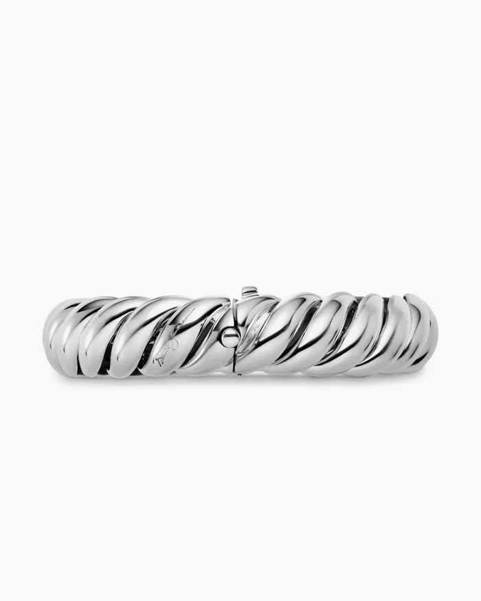 Sculpted Cable Bracelet In Sterling Silver 14mm Women David Yurman Bangle Sculpted Cable Bracelet In Sterling Silver 14mm Women David Yurman Bangle