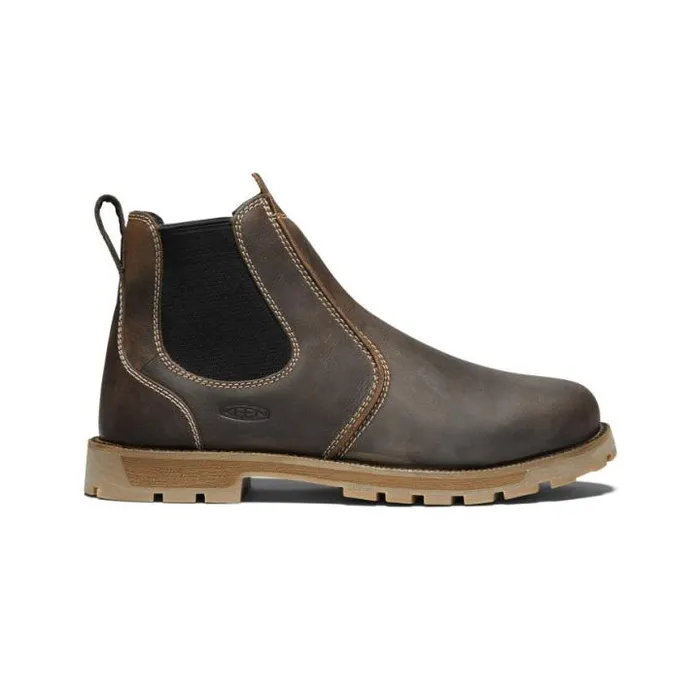Seattle Romeo Soft Toe Cascade BrownBlack Men KEEN Work Boots and Shoes