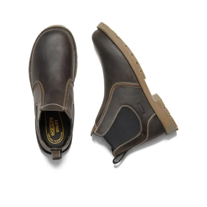 Seattle Romeo Soft Toe Cascade BrownBlack Men KEEN Work Boots and Shoes Seattle Romeo Soft Toe Cascade BrownBlack Men KEEN Work Boots and Shoes