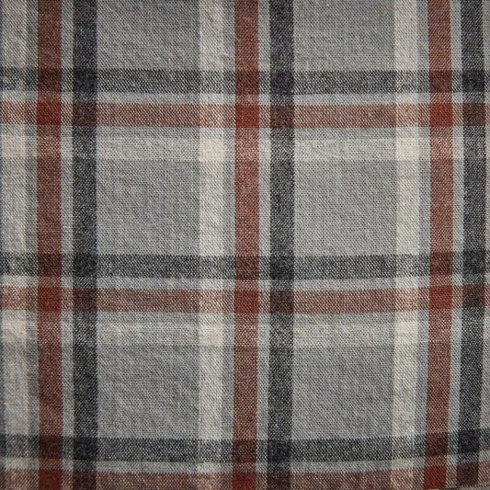Shirting Men James Perse Brushed Cotton Plaid Shirt Mistmalt