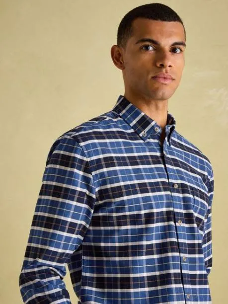 Shirts Men Joules Blue Cotton Check Shirt