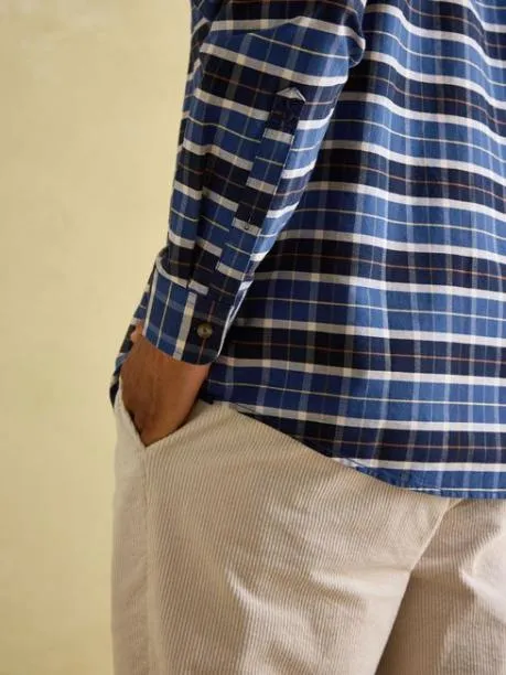Shirts Men Joules Blue Cotton Check Shirt