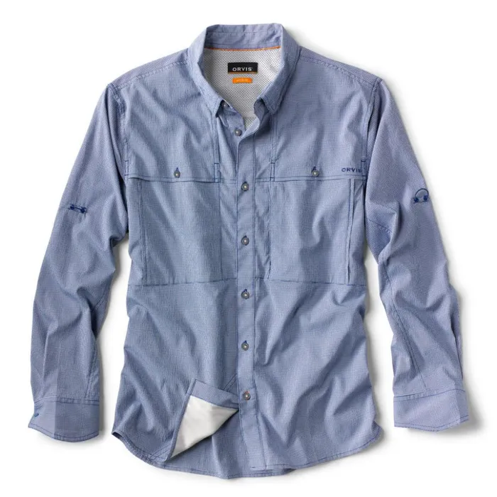 Shirts Men Orvis LongSleeved Open Air Caster 8211 Regular True Blue