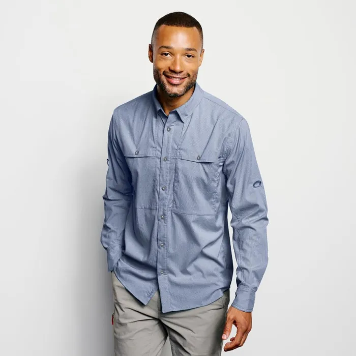 Shirts Men Orvis LongSleeved Open Air Caster 8211 Regular True Blue Shirts Men Orvis LongSleeved Open Air Caster 8211 Regular True Blue