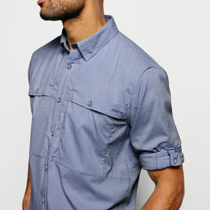 Shirts Men Orvis LongSleeved Open Air Caster 8211 Regular True Blue Shirts Men Orvis LongSleeved Open Air Caster 8211 Regular True Blue