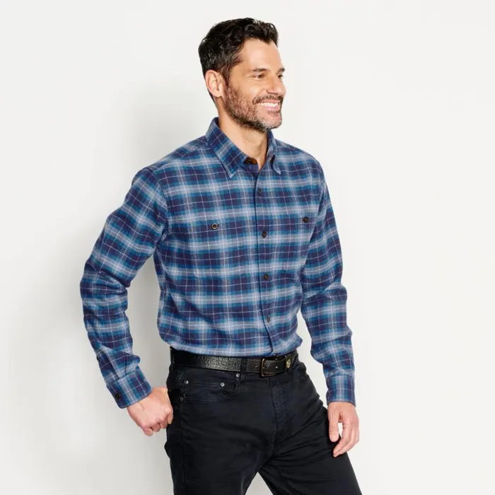 Shirts Men Orvis The Perfect Flannel Shirt 8211 Regular Blue Grey Shirts Men Orvis The Perfect Flannel Shirt 8211 Regular Blue Grey