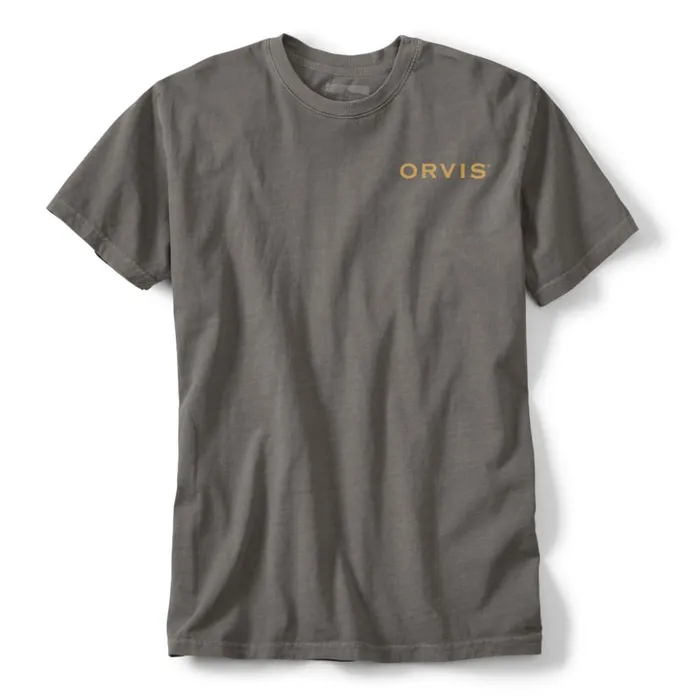 Shirts Men Orvis Trout Sip Tee Storm Gray