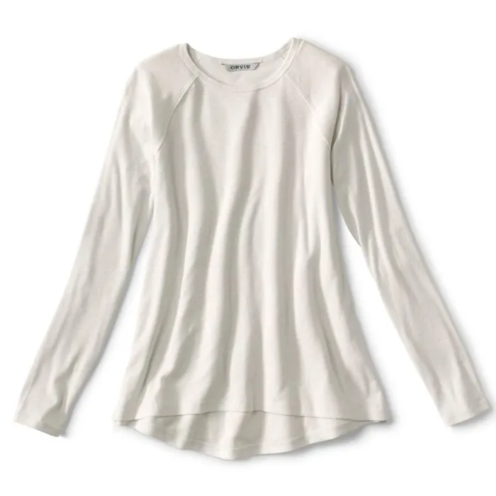 Shirts Women Orvis Rib LongSleeved Tee White