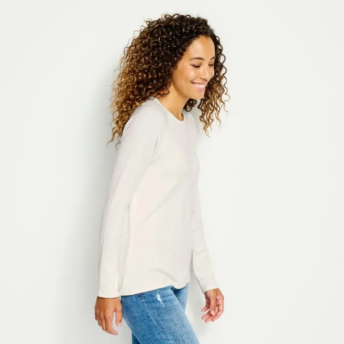 Shirts Women Orvis Rib LongSleeved Tee White