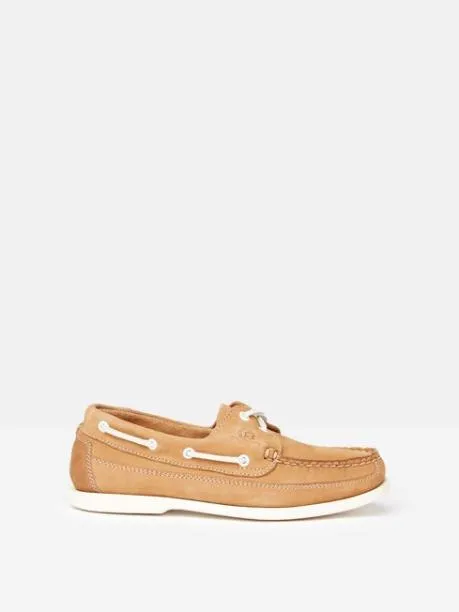Shoes Women Joules Brown Pier Deck Shoes