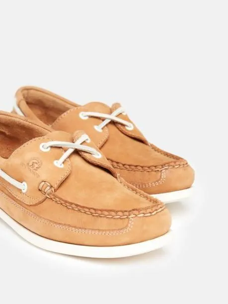 Shoes Women Joules Brown Pier Deck Shoes