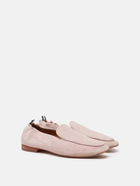 Shoes Women Joules Pink Suede Loafers
