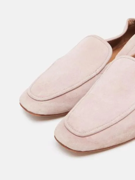Shoes Women Joules Pink Suede Loafers