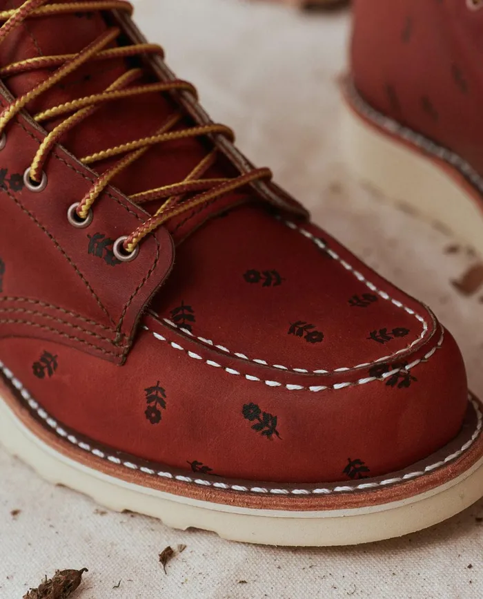 Shoes Women The Great The Red Wing Heritage Boot Oro Legacy Embossed Floral Shoes Women The Great The Red Wing Heritage Boot Oro Legacy Embossed Floral